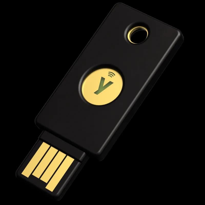 YubiKey 5 NFC, maker’s photo