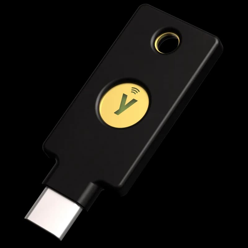 YubiKey 5C NFC, maker’s photo