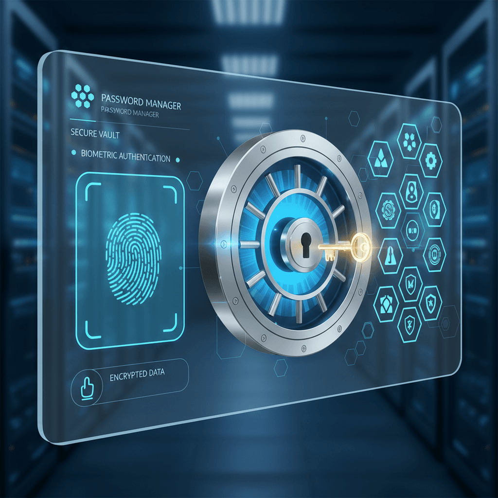 Secure password manager interface