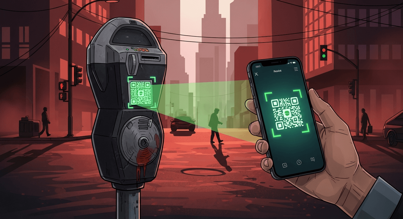 QR Code Scam – Fake Parking Meter Stickers